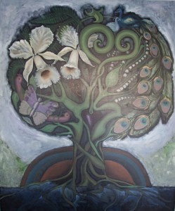 Tree of life, olie op doek